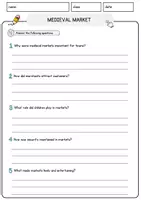 Vorschau - Arbeitsblätter - Medieval Market Englisch Arbeitsblatt Events and Celebrations Reading Comprehension - Seite 3