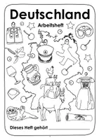 Vorschau - Arbeitsblätter - Deutschland. XXL Arbeitsheft (alle Bundesländer). Erdkunde/Sachkunde. Deutschland. - Seite 1