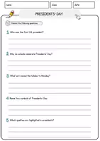Vorschau - Arbeitsblätter - Presidents_ Day Englisch Arbeitsblatt Events and Celebrations Reading Comprehension - Seite 3