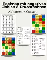 Vorschau - Unterrichtsreihen - rechnen mit negativen zahlen bruchrechnen klass 6 - Deckblatt