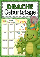 Vorschau - Anderer Materialtyp - Drachenklasse Geburtstagskalender - Deckblatt