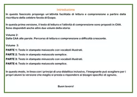anteprima - Esercizi - Raccolta di materiali: lettura e comprensione con la CAA - Pagina 3