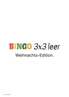 Vorschau - Arbeitsblätter - Weihnachts-Bingo Vorlagen und Beispiele 2025 - Seite 1