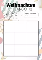 Vorschau - Arbeitsblätter - Weihnachts-Bingo Vorlagen und Beispiele 2025 - Seite 2