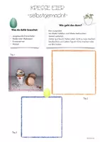 Vorschau - Arbeitsblätter - Ferienpost: Kleines Kresse DIY - Kresse-Eier selber machen - Seite 1