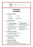 Vorschau - Merkblätter - Infoblatt Backofen - Deckblatt