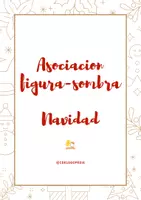 Vista previa - Tarjetas / Manipulativos - ASOCIACION FIGURA-SOMBRA NAVIDAD - Portada
