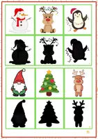 Vista previa - Tarjetas / Manipulativos - ASOCIACION FIGURA-SOMBRA NAVIDAD - página 2