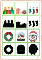Vista previa - Tarjetas / Manipulativos - ASOCIACION FIGURA-SOMBRA NAVIDAD - página 3