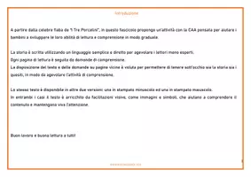 anteprima - Esercizi - I TRE PORCELLINI: LETTURA E COMPRENSIONE con la CAA - Pagina 2