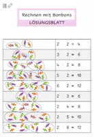 Vorschau - Stationenlernen - Einmaleins - 2er-Reihe & Umkehraufgaben: Mengen erkennen und einkreisen - Seite 2