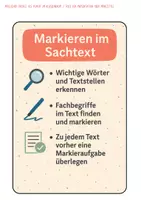 Vorschau - Arbeitsblätter - Sachtexte - Informationen finden und markieren ; Die W-Fragen Methode ; Übersichten ; Merkkästen und Aufgaben mit Lösungen (Klasse 6 7 8) - Seite 2