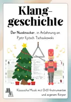 Vorschau - Arbeitsblätter - Klanggeschichte: Der Nussknacker (mit Orff-Instrumenten) - Deckblatt