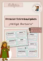 Vorschau - Arbeitsblätter - Unterrichtsstunde: Kreative Schreibanlässe zum Thema „Heilige Barbara“ (4. bis 6. Jahrgangsstufe) - Deckblatt