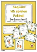 Vorschau - Stundenentwürfe - Sportsequenz Wir spielen Fußball - Klasse 1+2 - Deckblatt