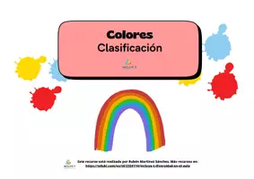 Vista previa - Juegos / Gamificación - Carpeta TEACCH – Colores | Actividad manipulativa para Infantil y NEAE - Portada