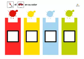 Vista previa - Juegos / Gamificación - Carpeta TEACCH – Colores | Actividad manipulativa para Infantil y NEAE - página 2