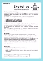 Vorschau - Arbeitsblätter - Gewaltenteilung – Legislative, Exekutive, Judikative (mit Zusatz: Medien als vierte Gewalt) / Politik / Sozialkunde / Gesellschaftslehre / Klasse 8-10 - Seite 3