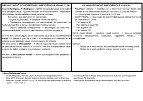 Vista previa - Refuerzo / NEE / Materiales de apoyo - PF Tema 16: deficiència visual (oposició PT GVA) RESUM - página 1