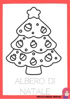 anteprima - Materiale di supporto/inclusione - Natale: libretto con disegni da colorare - Pagina 1