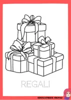 anteprima - Materiale di supporto/inclusione - Natale: libretto con disegni da colorare - Pagina 2