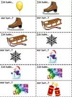 Vorschau - Spiele - DaZ Materialpaket Winter/Advent/Weihnachten/Neujahr/Fasching - Seite 3
