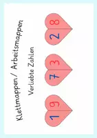 Vorschau - Fördermaterial/Inklusion - Klettmappen/ Arbeitsmappe Verliebte Zahlen - Seite 3