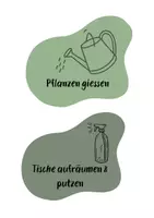 Vorschau - Präsentationen/Tafelbilder - Ämtli-Plan für die Klasse – übersichtlich & sofort einsetzbar - Seite 1