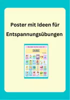 Vorschau - Poster - Entspannungsposter für den Klassenraum - Deckblatt