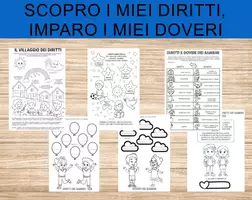 anteprima - Compiti in classe/Test - 🧠Scopro i miei diritti, imparo i miei doveri - Pagina di copertina