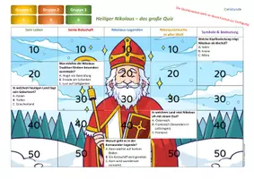 Vorschau - Arbeitsblätter - Der Heilige Nikolaus - das große Quiz - katholische Religion (5./6. Schulstufe) - Seite 3
