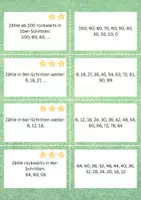 Vorschau - Spiele - Zählen in Schritten – Übungen zum Weiterzählen & Rückwärtszählen - Seite 3