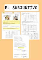 Vorschau - Arbeitsblätter - Introducción al subjuntivo en presente - Deckblatt