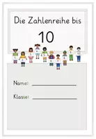 Vorschau - Arbeitsblätter - Zahlenreihe bis 10, Heft zur Zahlenfolge bis 10, mit Lösungen - Seite 1