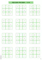 Vorschau - Spiele - Les nombres - Bingo (auch im Materialpaket zu den Zahlen enthalten) - Deckblatt