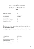 Vorschau - Stundenentwürfe - schriftlicher Entwurf UpP - Figurenbeziehung in Tschick - Seite 1