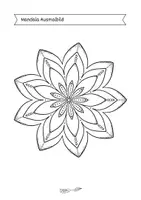 Vorschau - Mal- und Bastelvorlagen - Mandala Malbuch - 250 Mandalas (Konzentrationsritual) - Seite 2