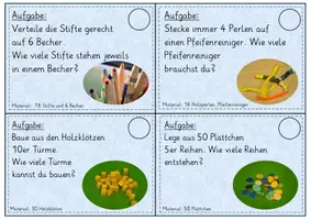 Vorschau - Aufgabenkarten - Divisionskartei Klasse 2 - Seite 3