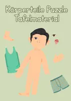 Vorschau - Poster - Körperteile Puzzle zum Ankletten - Deckblatt