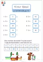 Vorschau - Stationenlernen - Einmaleins 5er-Reihe – Weihnachtsrätsel Mathematik 2. Klasse mit Lösungswort - Seite 2
