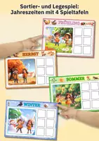 Vorschau - Arbeitsblätter - Jahreszeiten verstehen leicht gemacht – Sortierspiel-Materialpaket für Kita & Vorschule - Seite 2