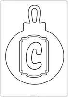 Vorschau - Mal- und Bastelvorlagen - Weihnachtskugeln ABC – Bastelvorlage für Namensgirlande, Klassendeko & Gemeinschaftsprojekt - Seite 3