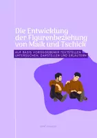 Vorschau - Arbeitsblätter - Die Entwicklung der Figurenbeziehung zwischen Maik und Tschick - Deckblatt