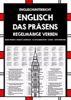 Vorschau - Stationenlernen - ENGLISCH: Present Tense (Präsens) | Regelmäßige Verben | 48 differenzierte Aufgabenkarten | Lösungen | A2-B1 - Deckblatt