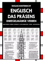 Vorschau - Stationenlernen - ENGLISCH: Present Tense (Präsens) | MINI-SPARPAKET | 2 x 48 Aufgabenkarten | Regelmäßige & Unregelmäßige Verben | A2-B1 - Seite 1