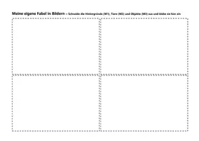 Vorschau - Arbeitsblätter - Fabelhafter Baukasten 2.0. Eine eigene Fabel bildlich darstellen und schreiben. Material für iPads/ Tabletklassen - Seite 2