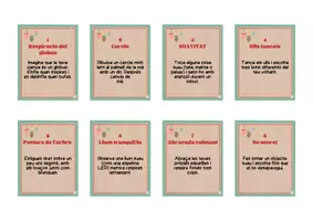Vista previa - Tarjetas / Manipulativos - Calendari d'Advent: 24 minuts de calma - página 3