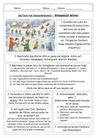 Vorschau - Stundenentwürfe - Wimmelbild Winter - DEUTSCH FÜR ZWISCHENDURCH - Kreatives Schreiben - Vertretungsstunden - Satzglieder- Rechtschreibung - Seite 2