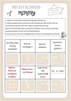 Vorschau - Stationenlernen - Rechtschreibstrategien Lerntheke - Wiederholung Deutsch - Seite 2