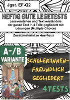 Vorschau - Test - Auerhaus: 4x Lesetests kapitelweise - Deckblatt